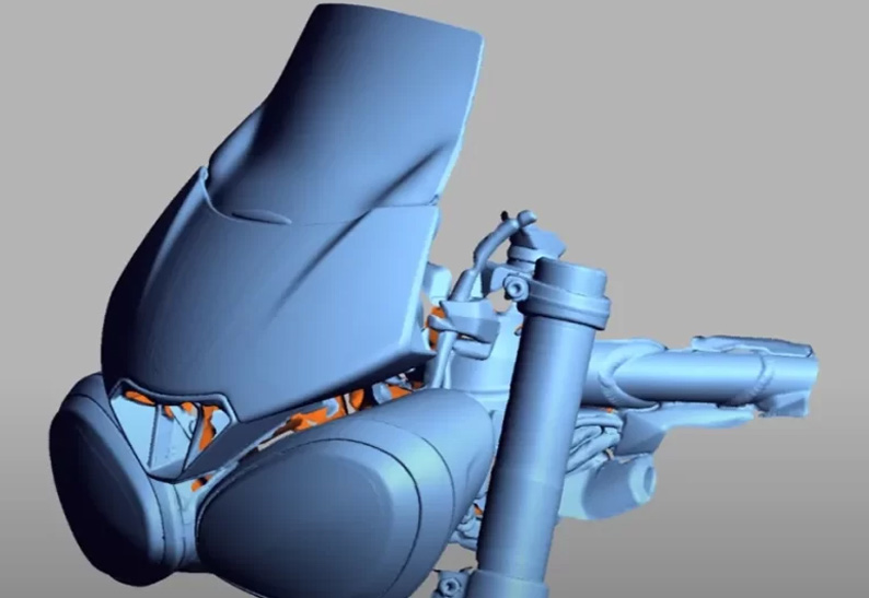 Cupolino Triumph Speed Triple reverse engineering